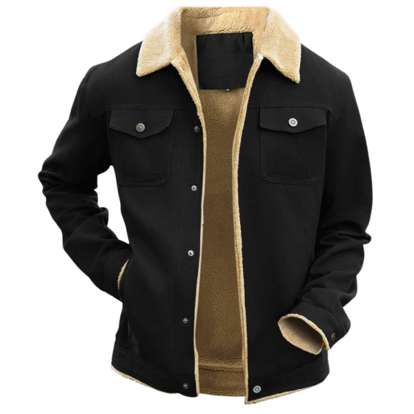 Men's Winter Waterproof Fleece Lined Jacket – Comfortable Casual Outerwear - Image 1
